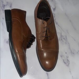 Johnston & Murphy Men's Lancaster Cap Toe Shoes Leather Sz 12M